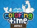 Jogo Olá Crianças! Hora de Colorir Animais online