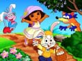 Jogo Dora Feliz Páscoa. Encontre as diferenças online