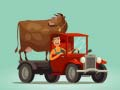 Jogo Caminhões fofos para colorir para crianças online