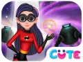 Jogo Sessão de Moda da Super-heroína Violeta online