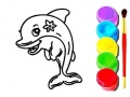 Jogo Livro de Colorir Golfinhos online