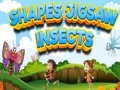 Jogo Quebra-Cabeça de Formas Insetos online