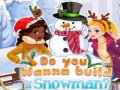 Jogo Você quer construir um boneco de neve? online
