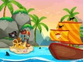 Jogo Coloração Viagem Pirata online