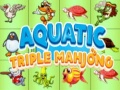 Jogo Mahjong Triplo Aquático online