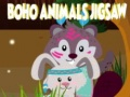Jogo Quebra-Cabeça de Animais Boho online
