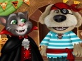 Jogo Talking Tom e Angela: Festa de Halloween online