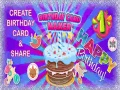 Jogo Criador de Cartões de Aniversário online