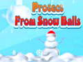 Jogo Proteger de bolas de neve online