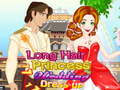 Jogo Vestido de Casamento da Princesa com Cabelo Longo online