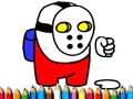Jogo Livro de Colorir do Cara do Espaço online