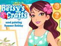Jogo Artesanato da Betsy: Pintura de Areia nas Férias de Verão online