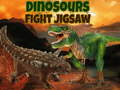 Jogo Dinossauros Lutam Quebra-Cabeça online