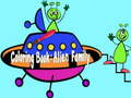 Jogo Livro de Colorir: Família Alienígena online