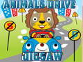 Jogo Animais ao Volante Quebra-Cabeça online
