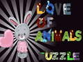 Jogo Amor pelos Animais Puzzle online