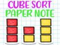 Jogo Cubo Classificar Nota de Papel online