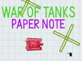 Jogo Guerra de Tanques Nota de Papel online