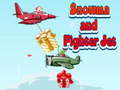 Jogo Boneco de Neve e Jato de Combate online