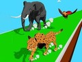 Jogo Corrida de Transformação Animal 3D online