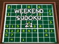 Jogo Sudoku de Fim de Semana 21 online