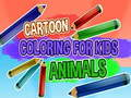 Jogo Livro de Colorir Cartoon para Crianças Animais online