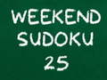 Jogo Sudoku de Fim de Semana 25 online