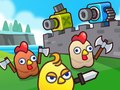 Jogo Mesclar Canhão: Defesa das Galinhas online