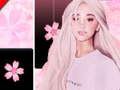 Jogo Ariana Grande Telas de Piano Rosa, Música e Magia online