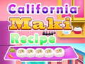 Jogo Receita de Maki Califormiano online