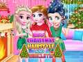 Jogo Melhores Amigas: Penteado de Árvore de Natal e Biscoitos online