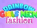 Jogo Moda Neon das Meninas Arco-Íris online
