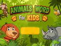 Jogo Palavras de Animais para Crianças online
