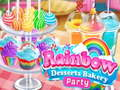 Jogo Festa da Confeitaria de Sobremesas Arco-Íris online