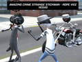 Jogo Crime Incrível: Estranho Stickman Corda Vice Vegas online