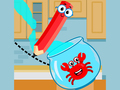 Jogo Desenho de Caranguejo Vermelho online