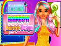 Jogo Design de Penteados Arco-íris de Moda online