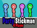 Jogo Festa Stickman 4 Jogadores online
