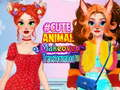 Jogo Transformação de Maquiagem de Animais Fofos online