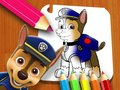 Jogo Livro de Colorir da Patrulha Canina online
