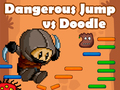 Jogo Salto Perigoso vs Doodle Jump online