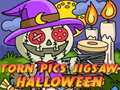 Jogo Puzzles de Fotos Rasgadas Halloween online