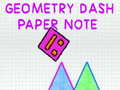 Jogo Geometry Dash Nota de Papel online