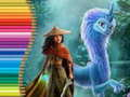 Jogo Livro de Colorir para Raya e o Último Dragão online