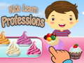 Jogo As crianças aprendem profissões online