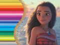 Jogo Livro de Colorir da Moana online