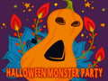 Jogo Quebra-cabeça da festa de monstros de Halloween online