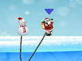 Jogo Salto do Papai Noel e do Boneco de Neve online