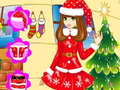 Jogo Vestir a Menina de Natal online