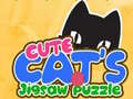 Jogo Quebra-Cabeça de Gatos Fofo online